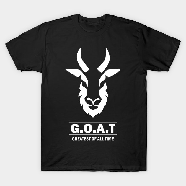 GOAT - Greatest of All Time T-Shirt by valentinahramov